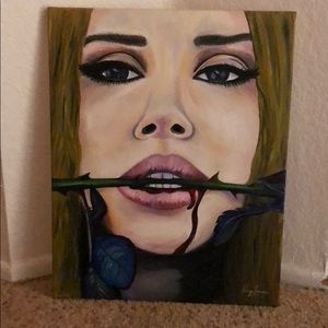 Lana Del Rey Authentic Canvas Painting